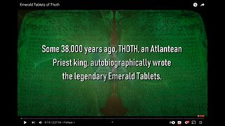 Thoth's Emerald Tablets