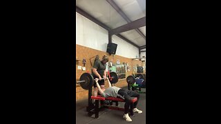 285lbs bench 2 reps