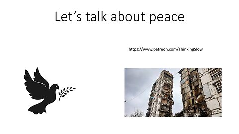 Let's talk about peace