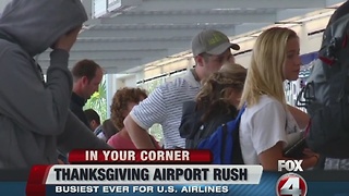 SWFL Thanksgiving travel rush