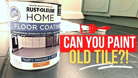 How To Paint A Tile Floor Using Rustoleum Floor Paint | RUST-OLEUM FLOOR COATING