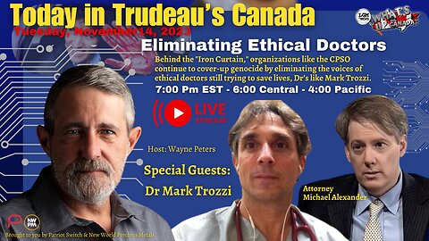 Today in Trudeau's Canada, Still Eliminating Ethical Doctors