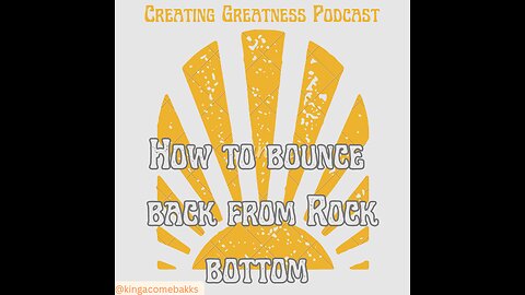 How to Bounce Back from ROCKBOTTOM
