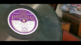 My Song Of The Nile ~ The Hawaiian Islanders ~ Imperial 78rpm ~ Reflector Horn Gramophone ~ Guitars