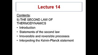 Lecture 14 - ME 3293 Thermodynamics I (Spring 2021)