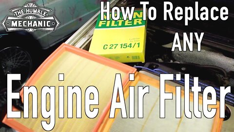 Tips for Replacing ANY Car's Air Filter