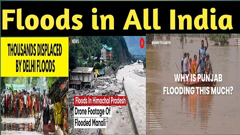 Heavy rain caused havoc in India, due to which there was a huge loss in the real states of India.