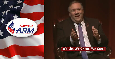 Ex CIA Director Mike Pompeo: "We Lied, We Cheated, We Stole"