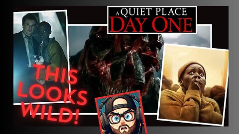 THIS LOOKS WILD!! A Quiet Place: DAY ONE - Trailer Reaction/Review/Breakdown!