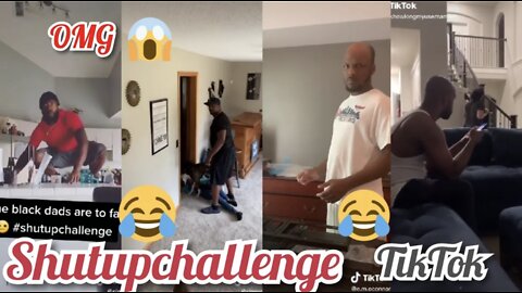 Shutupchallenge on Black Dads | Shut up Mom | Shut up prank on Dad