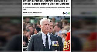 Prince Andrew caught Molesting two Ukraine Factory Farmed Children