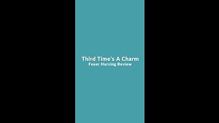 Third Time’s A Charm