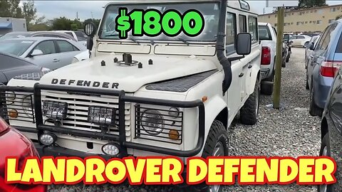 Land Rover Defender Cheap At Copart