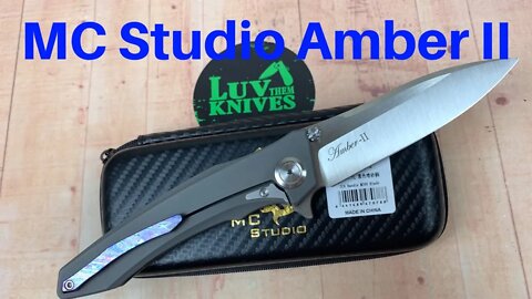 Midnight Cat Studio Amber II Integral Knife It’s one cool cat !!