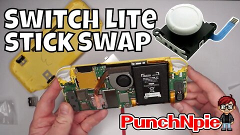 Swapping a Switch Lite Analog Stick