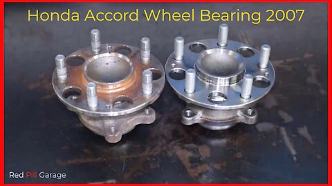 Learn how to replace a rear wheel bearing hub on a 2007 Honda Accord Euro. Ep1