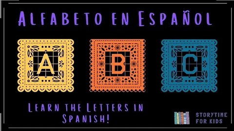 Learn the Alphabet in Spanish | Aprende el Alfabeto | Native Speaker @Storytime for Kids