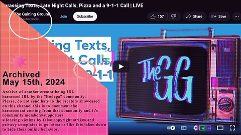 ARCHIVE OF: Harassing Texts, Late Night Calls, Pizza and a 9-1-1 Call | LIVE