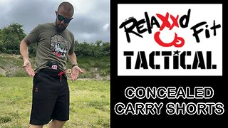 Relaxxd Fit Tactical Concealed Carry Shorts /Night Rider