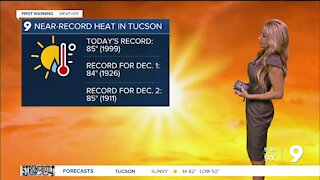 Near-record heat through Thursday