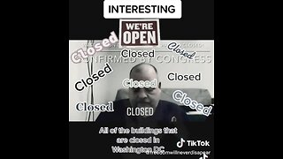 CLOSED - ALL BUILDIBGS THAT ARE CLOSED IN WASHINGTON D.C
