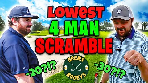 4 Man Scramble Golf Tournament (Every Shot)
