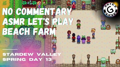 Stardew Valley No Commentary - Family Friendly Lets Play on Nintendo Switch - Spring Day 13