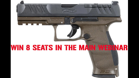 WALTHER PDP MINI #1 FOR 8 SEATS IN THE MAIN WEBINAR