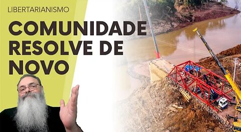 BUSINESSMAN and COMMUNITY build BRIDGE between LAJEADO and ARROIO do MEIO in RIO GRANDE do SUL