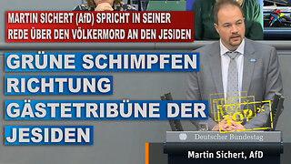 MARTIN SICHERT, AfD, SPRICHT IN SEINER REDE ÜBER DEN VÖLKERMORD AN DEN JESIDEN