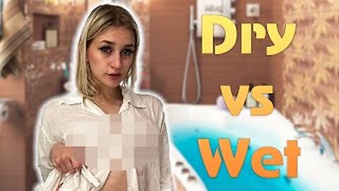 [4K] Transparent Try on haul with Moonsi | Dry vs Wet 2024