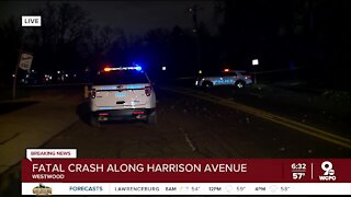 1 dead in crash on Harrison Avenue