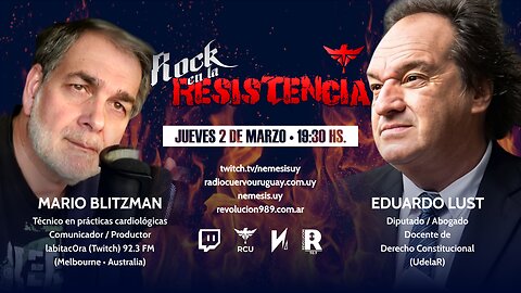 Rock en la RESISTENCIA - En Ajo y Agua, con Eduardo Lust, y Mario Blitzman de Australia [02.03.2023]