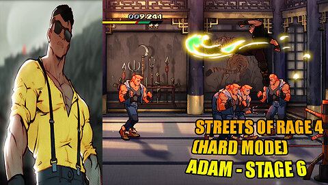 Streets Of Rage 4 (Hard Mode) Adam: Stage 6