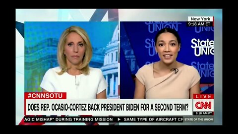 AOC Laughs Off Question About If She Will Support Biden Again In 2024