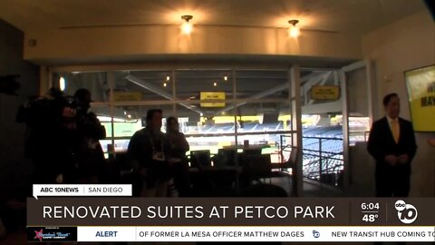 Suites remodeled at Petco Park