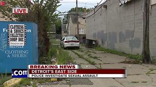 Detroit police investigate reported sexual assault behind gas station