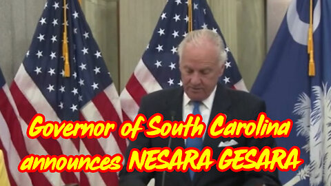 Governor of South Carolina Announces NESARA GESARA