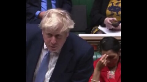 12 Seconds Of Priti Patel Stressing Over Boris Johnson