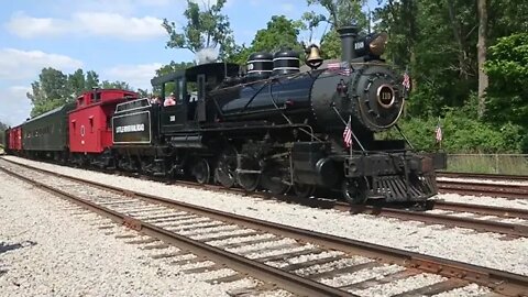 Little River Railroad Steam train Hillsdale MI 8-27-22