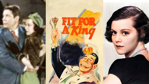 FIT FOR A KING (1937) Joe E. Brown, Helen Mack & Paul Kelly | Comedy, Romance | COLORIZED