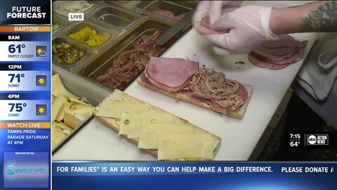 Making a Cuban Sandwich at La Segunda in Ybor City