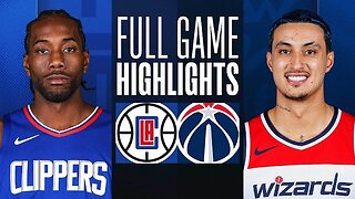 NBA Wizards vs Clippers 109 - 125 Highlights