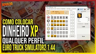 ▶️COMO COLOCAR DINHEIRO E XP NO EURO TRUCK SIMULATOR 2 ATUALIZADO 1.44