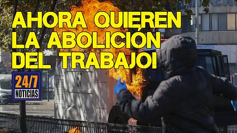 "Chilenos" ahora piden la abolición del trabajo!!!