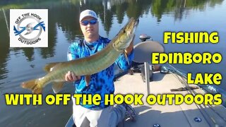Fishing Edinboro Lake With Off The Hook Outdoors. #edinboro @Off the Hook Outdoors