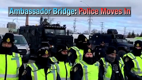Convoy protesters react to increasing enforcement at Ambassador Bridge