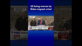 Trump takes a dig at Biden while delivering remarks at the southern border