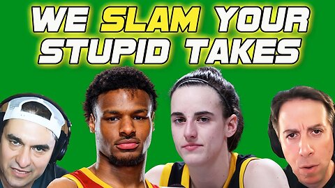 We SLAM bad basketball takes about Bronny James & Caitlin Clark | Fusco Show