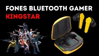 Fone Bluetooth Gamer KingStar RBG! Unboxing e Teste! Realmente é ZERO delay?